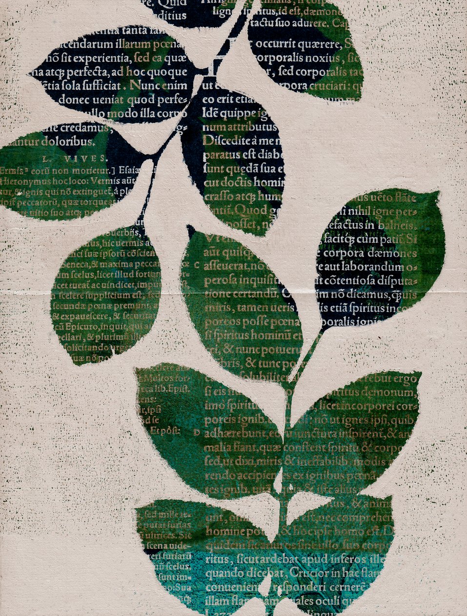 Folhas, 2024 (monotipo) de Marco Campedelli