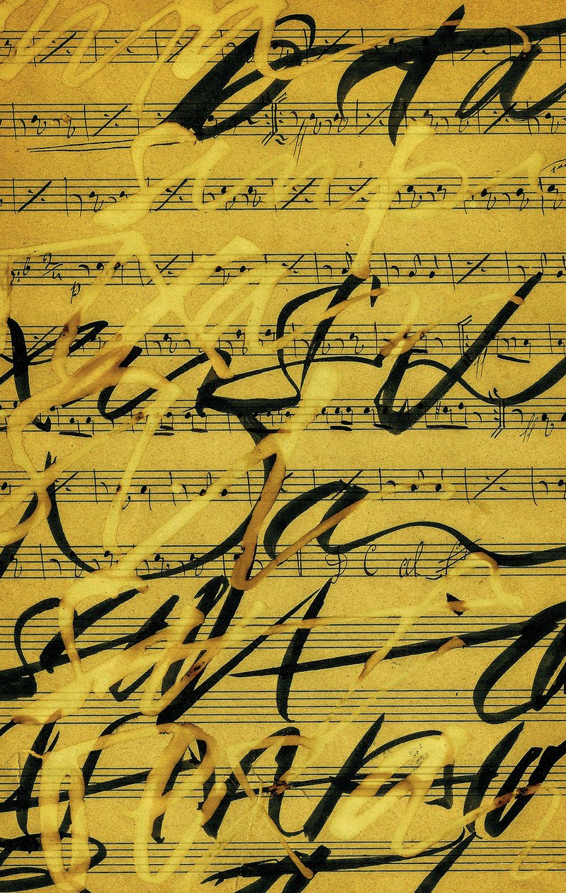 Música, 2014 (tinta sobre papel) de Marco Campedelli