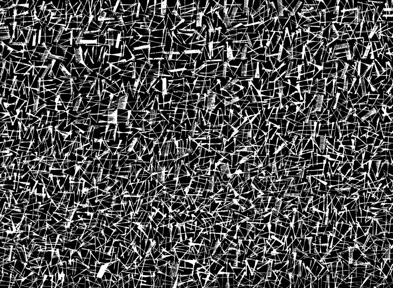 Textura, 2017 (tinta sobre papel ingreso) de Marco Campedelli