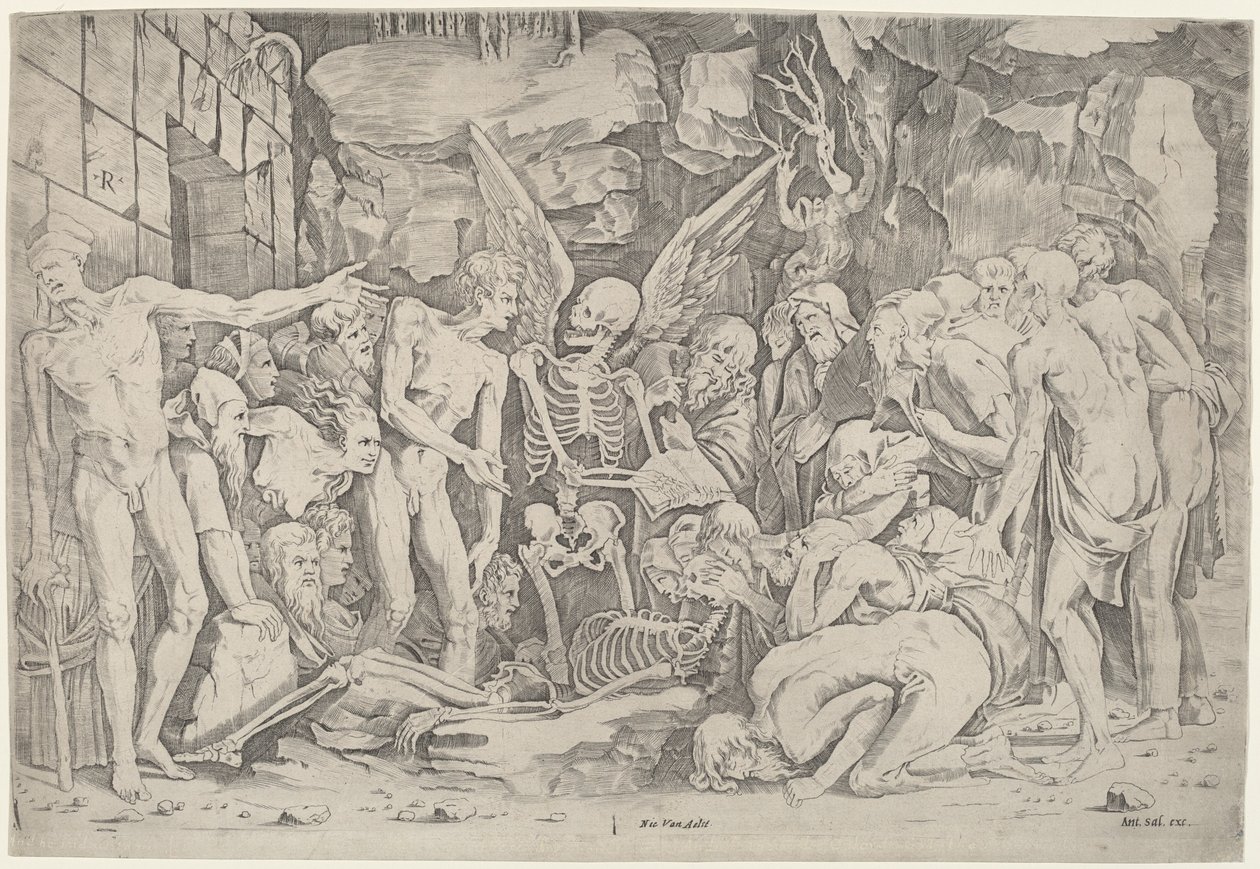 Os Esqueletos de Marco Dente, after Baccio Bandinelli