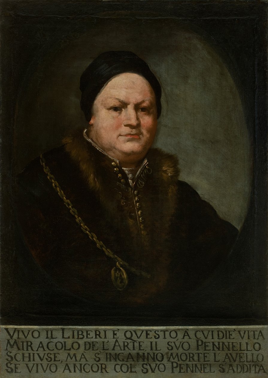 Retrato do pintor Pietro Liberi 1605-1687 de Marco Liberi