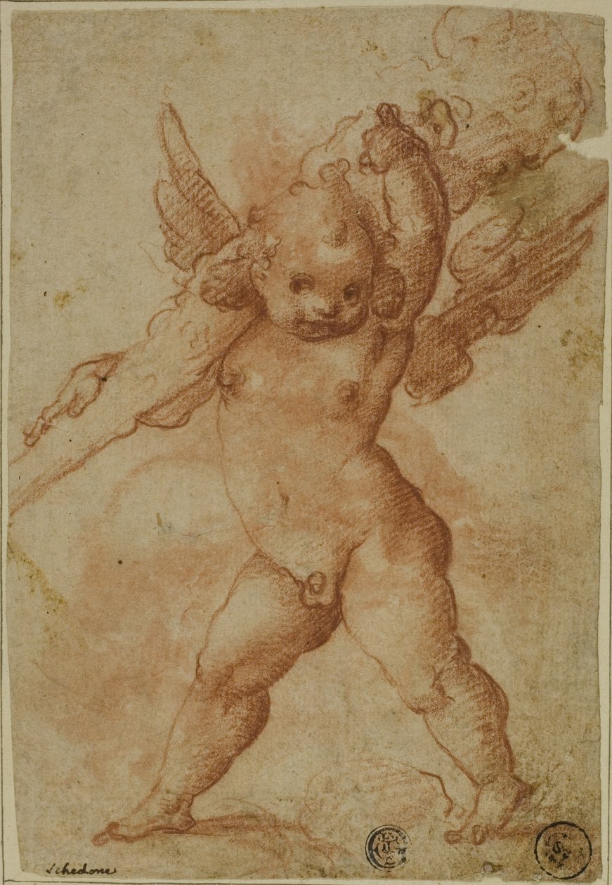Putto com Clube de Hércules de Marco Marchetti