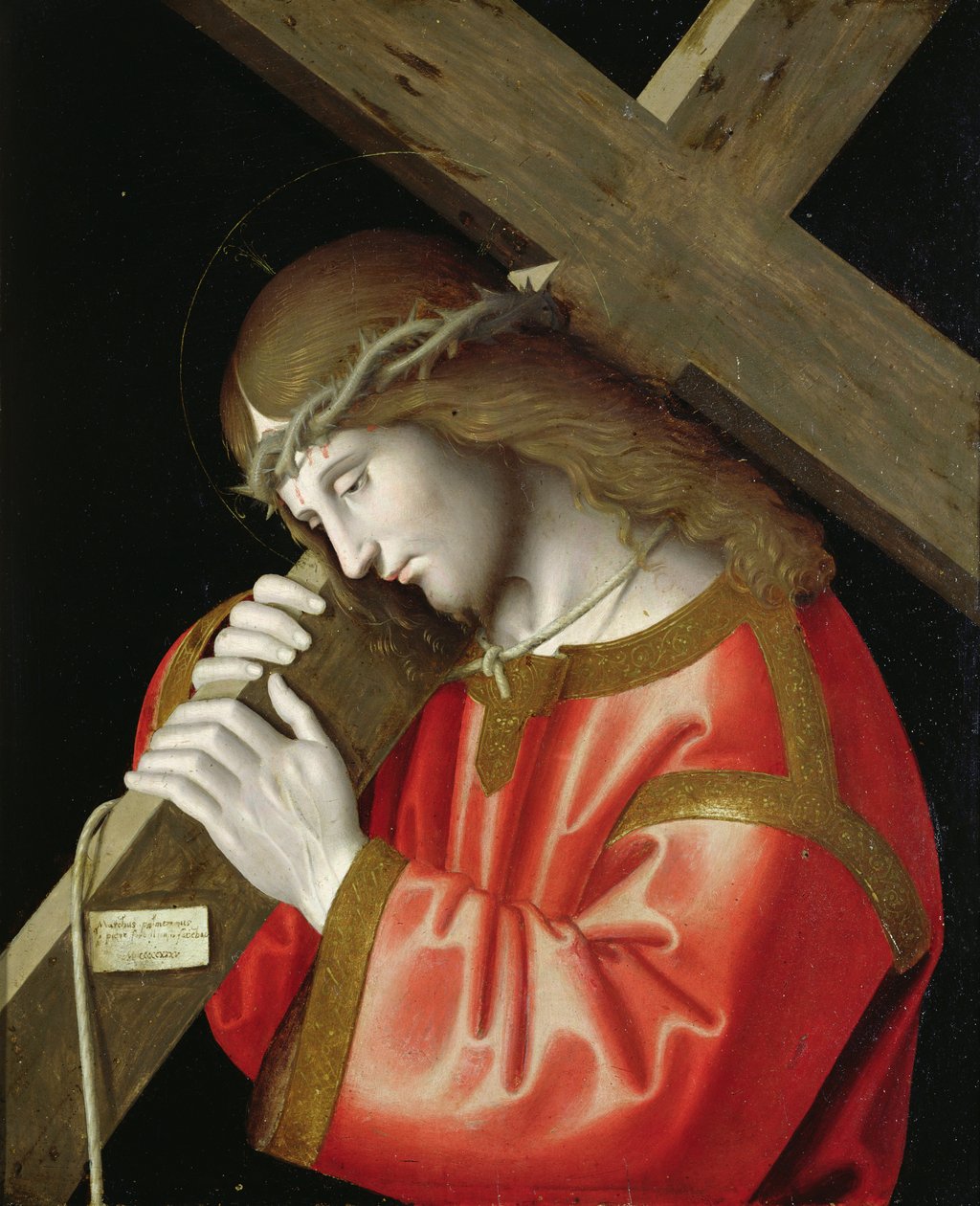 Cristo carregando sua cruz de Marco Palmezzano