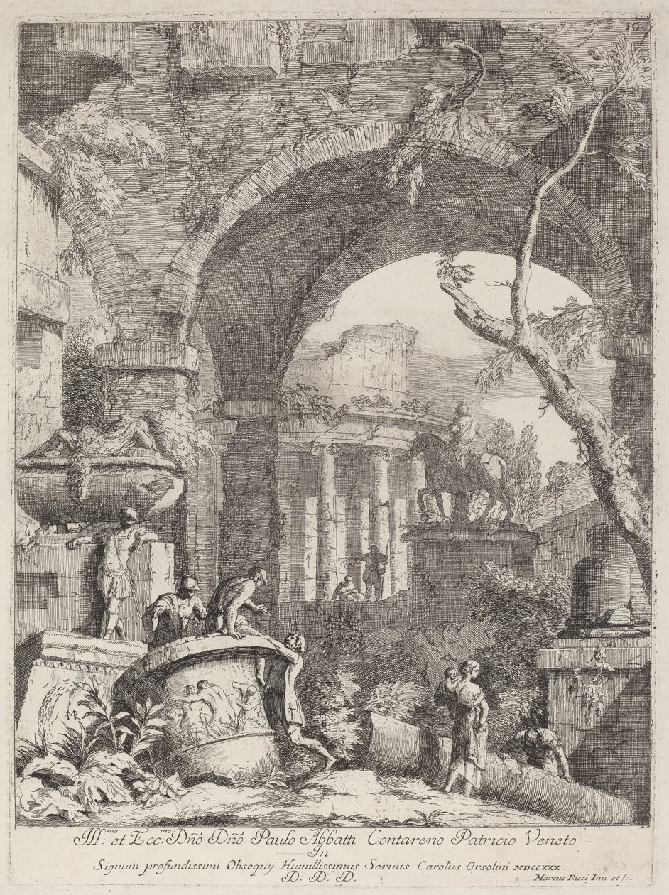 Capriccio: Ruínas de Marco Ricci