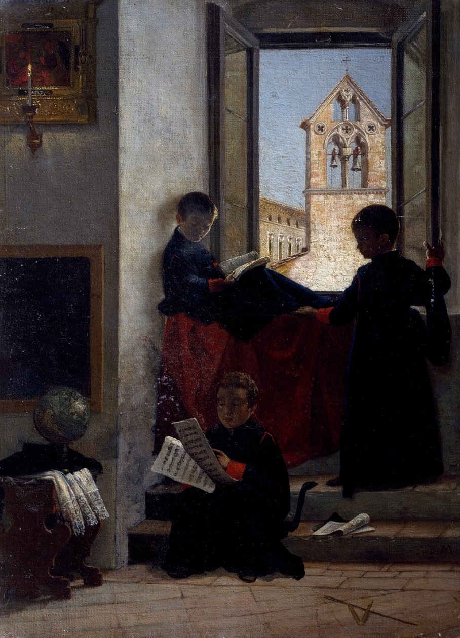 Altar boy (óleo sobre tela) de Marco di Gregorio