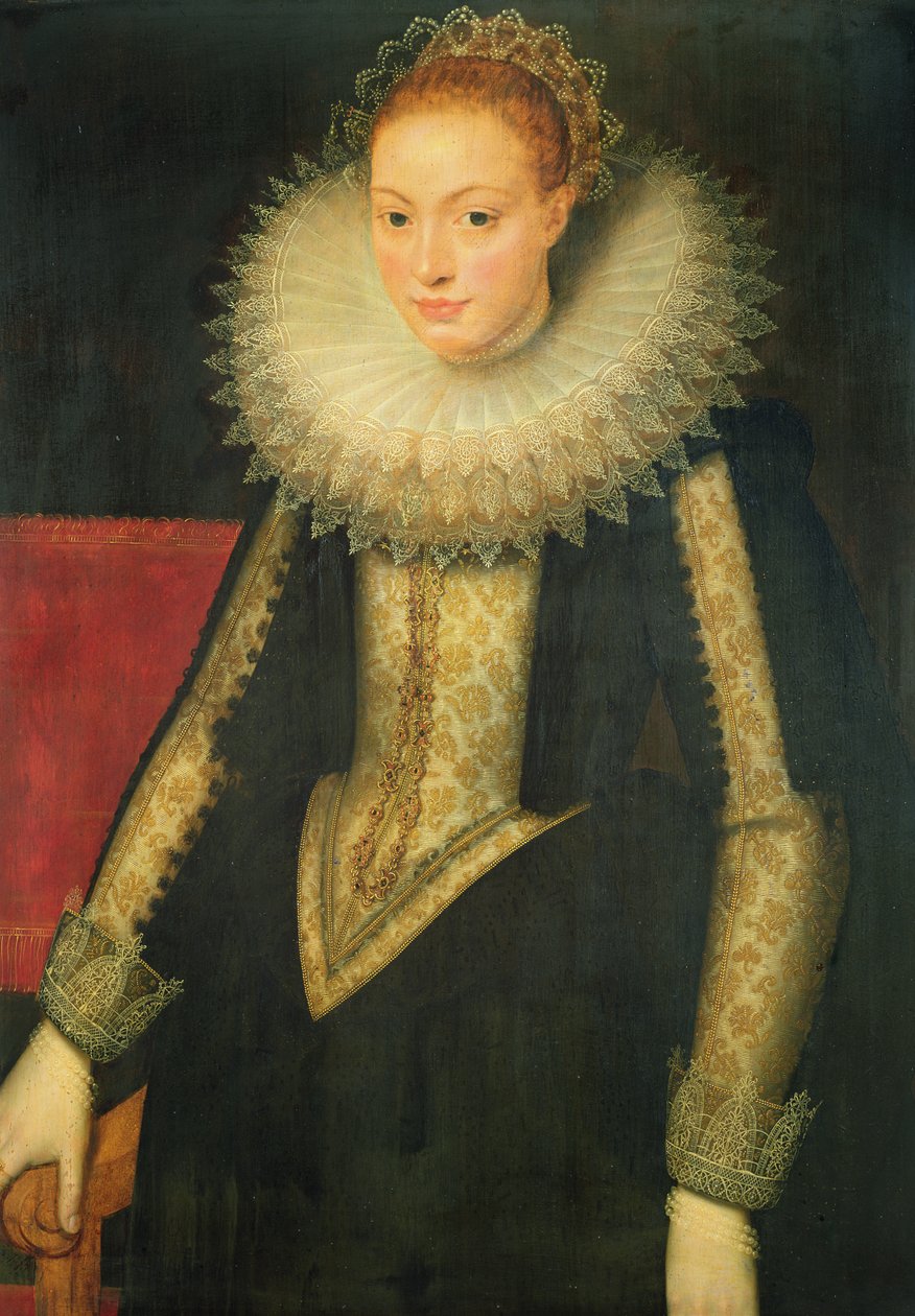 Retrato de uma dama da corte da rainha Elizabeth I de Marcus Gheeraerts