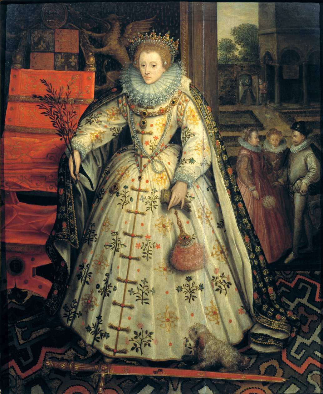 Rainha Elizabeth I, c.1580 de Marcus Gheeraerts