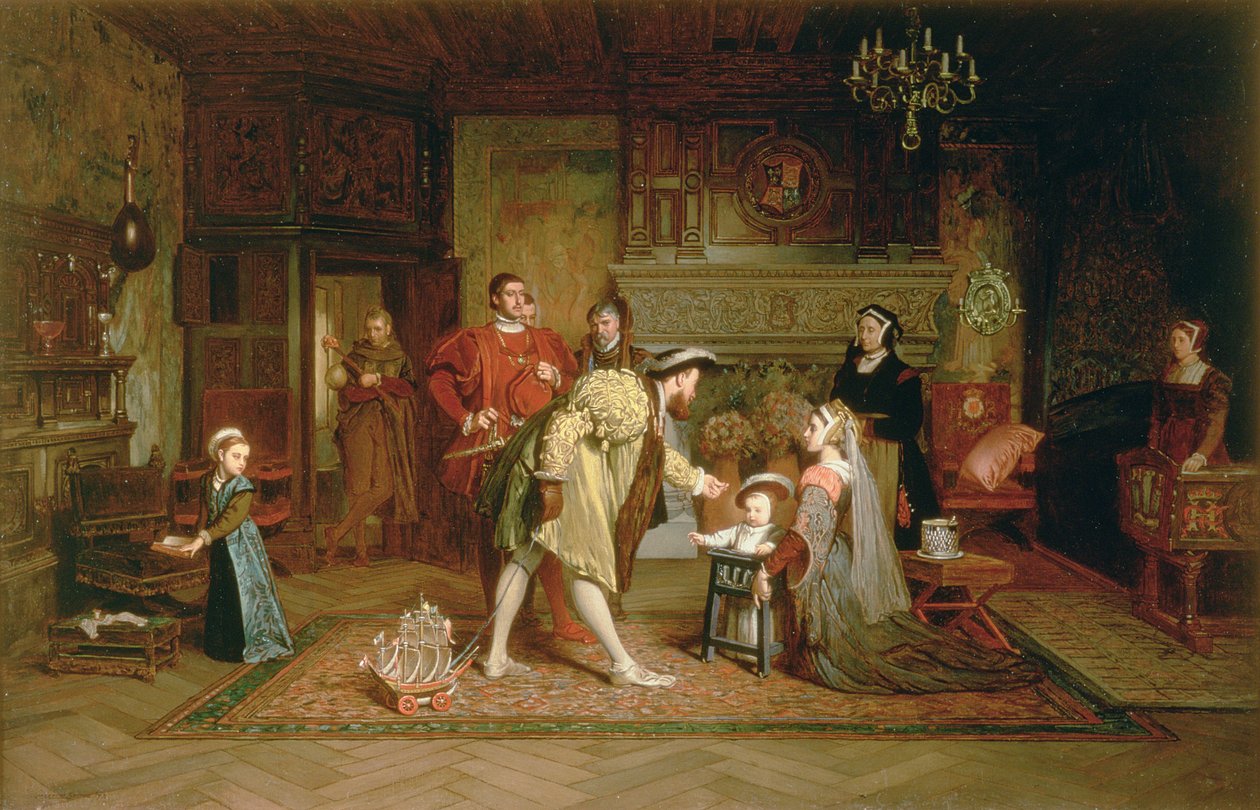 O berçário real, 1538 de Marcus Stone