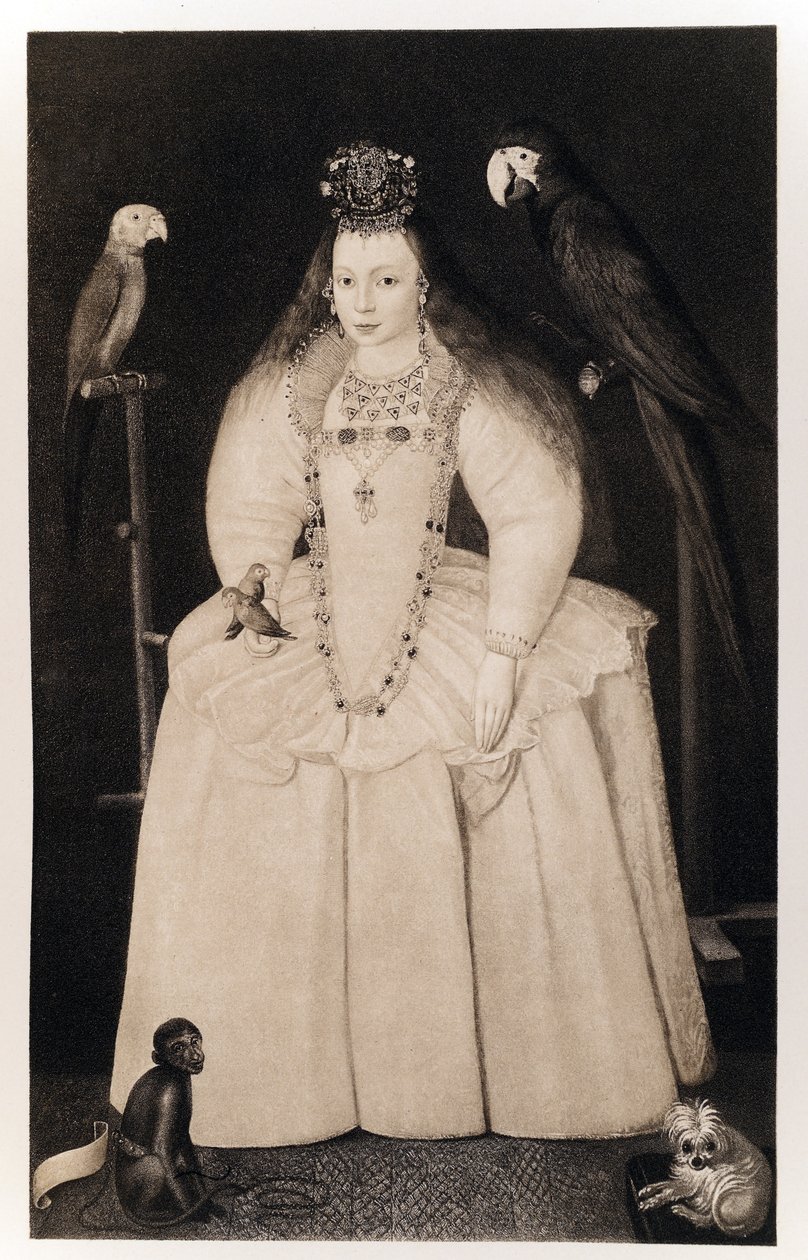Arabella Stewart de Marcus Garret Gheeraerts the Younger