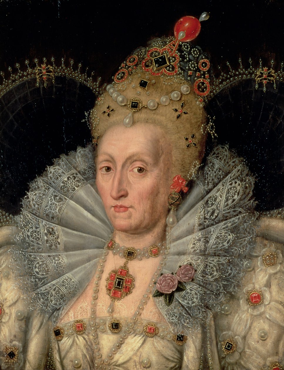 Rainha Elizabeth I (ver também 63674) de Marcus Garret Gheeraerts the Younger