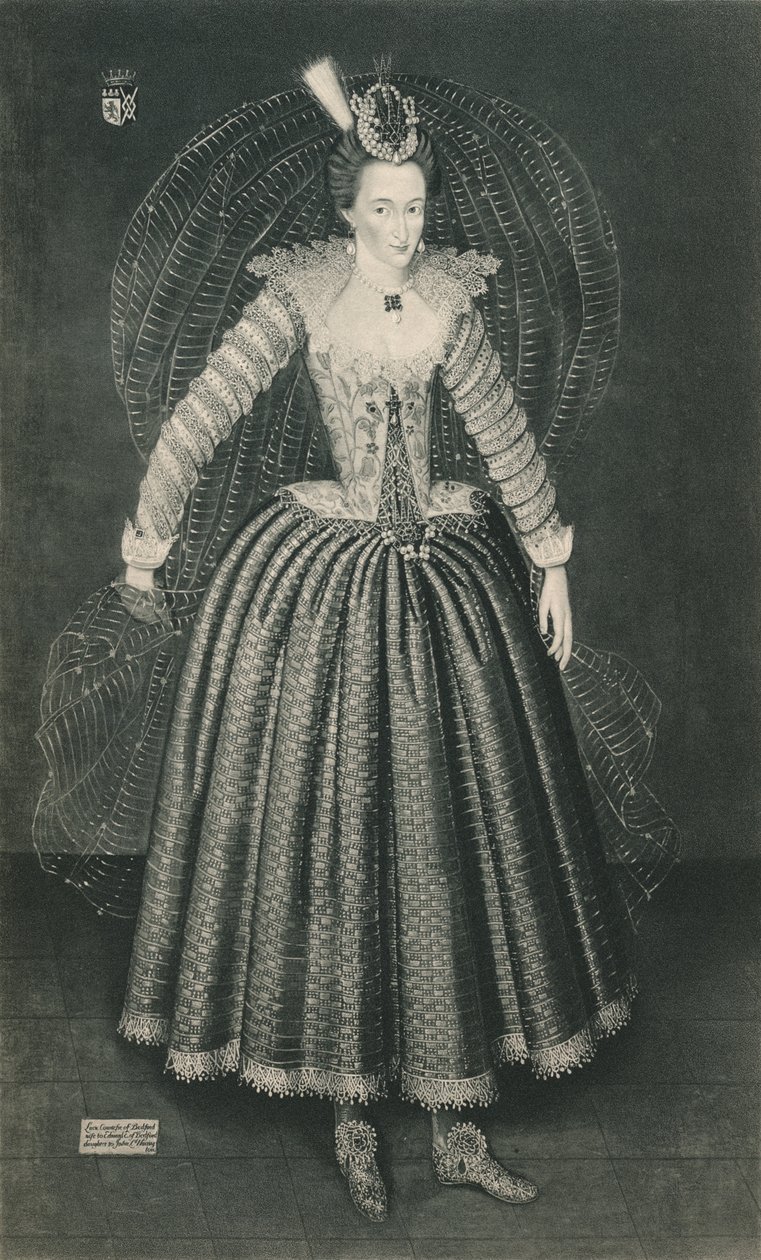 Lucy Harrington, condessa de Bedford, século c16th 1904 de Marcus Garret Gheeraerts the Younger