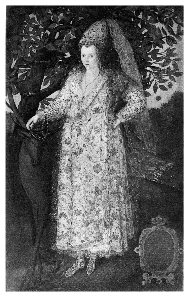 Retrato de uma mulher, década de 1590, 1896. de Marcus Garret Gheeraerts the Younger