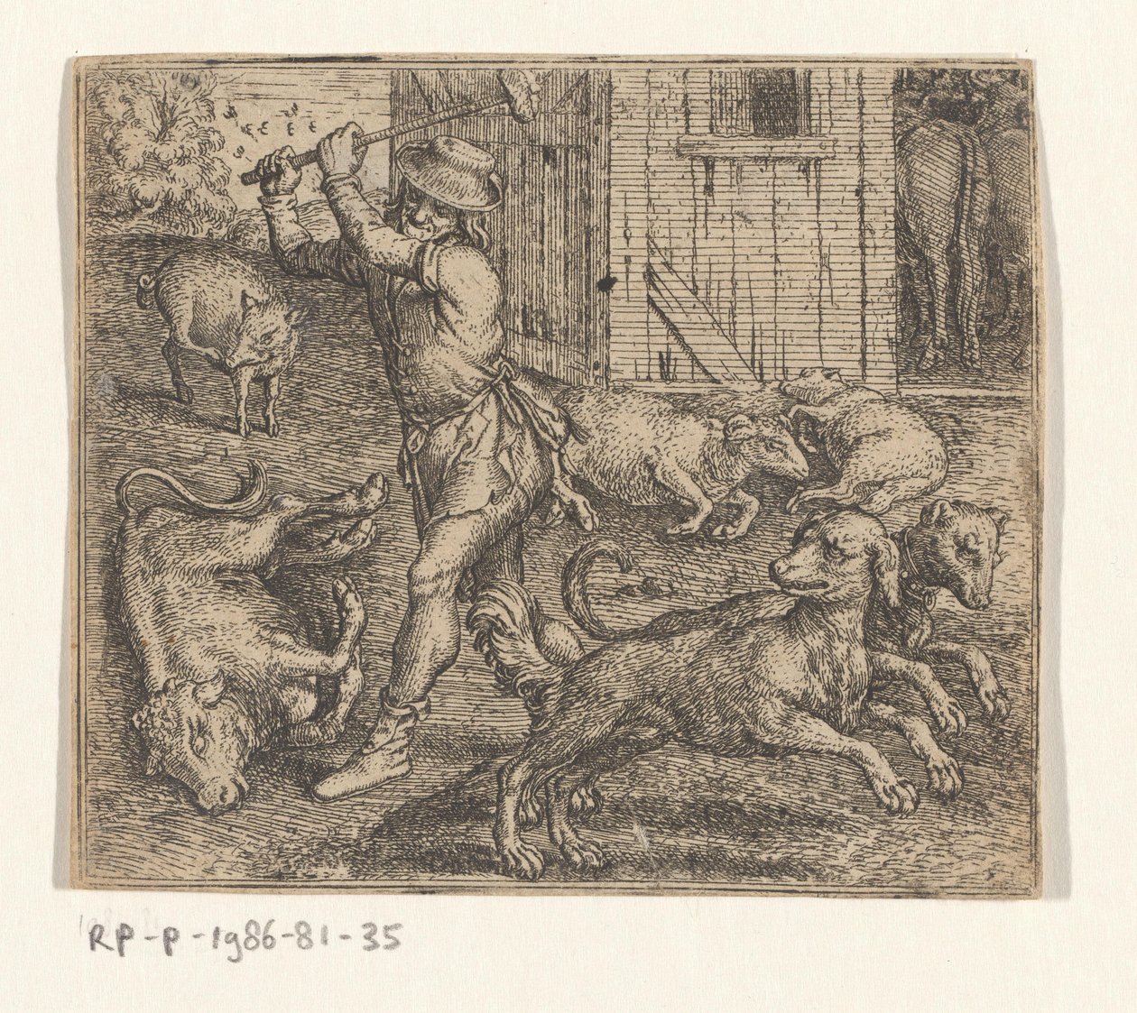 Fábula do fazendeiro e seus cães de Marcus Gheeraerts (I)
