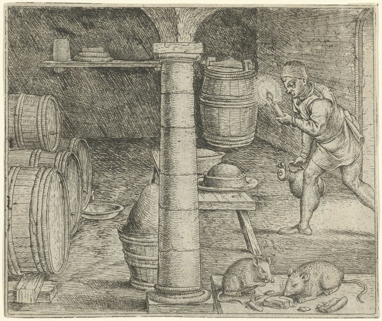 Fábula dos dois ratos de Marcus Gheeraerts (I)
