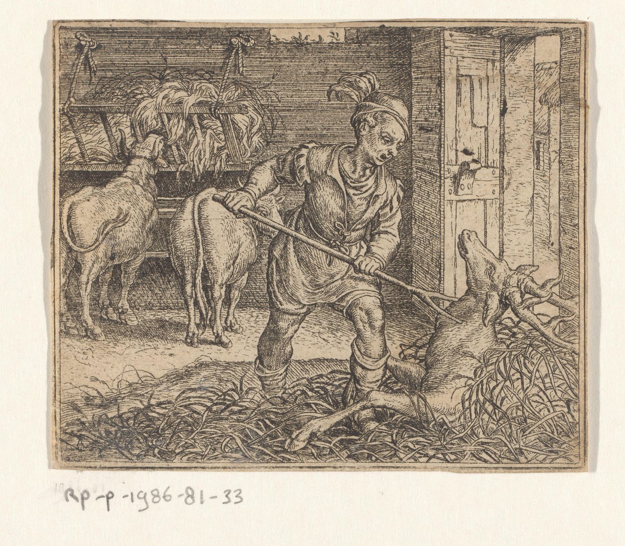 Fábula do veado no estábulo dos bois de Marcus Gheeraerts (I)