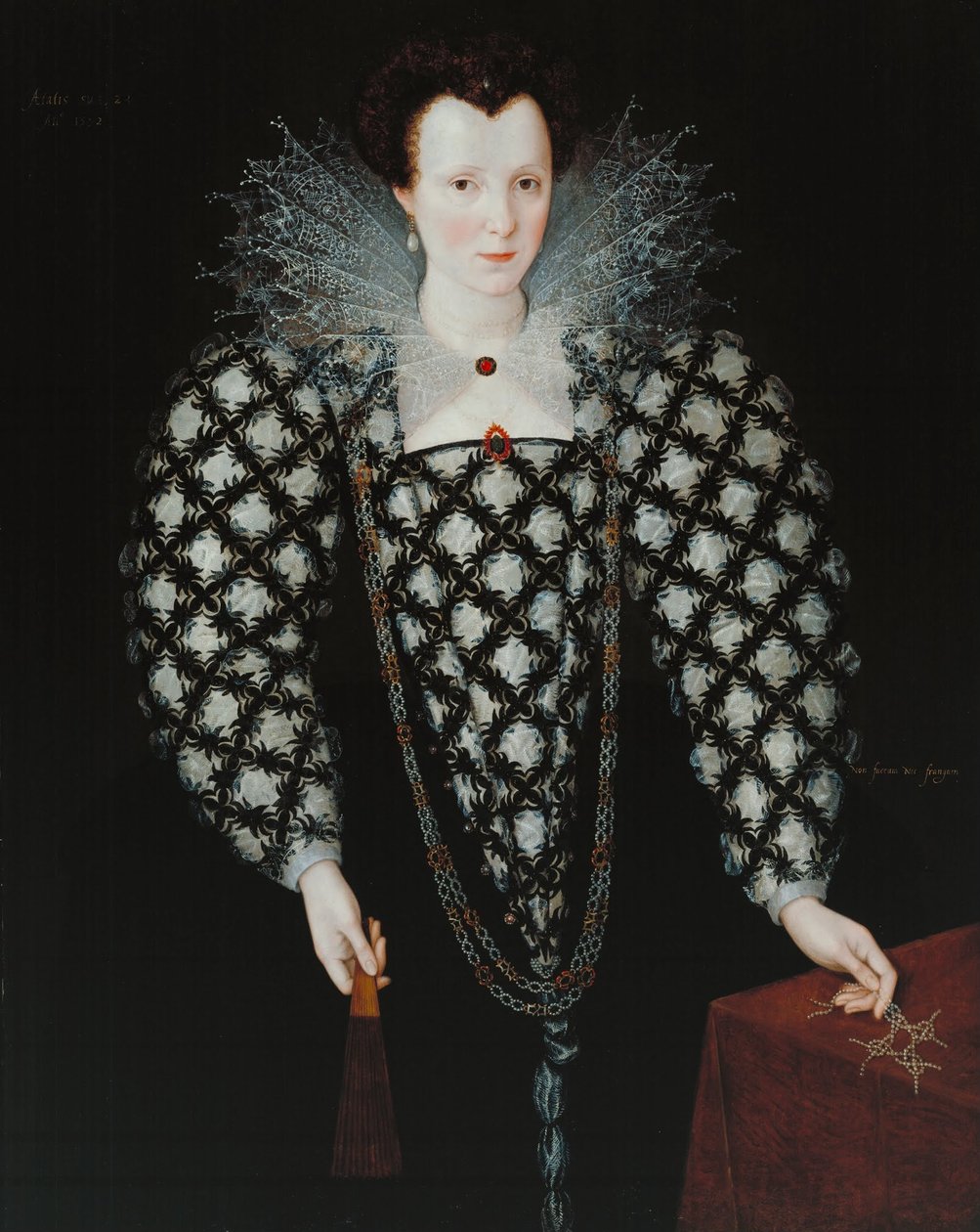 Retrato de Mary Rogers, Lady Harington de Marcus Gheeraerts the Younger