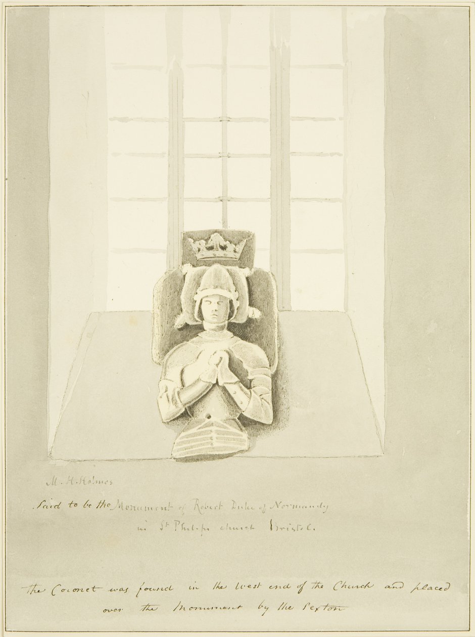 Effigy of Robert, Duque da Normandia, em St. Philip