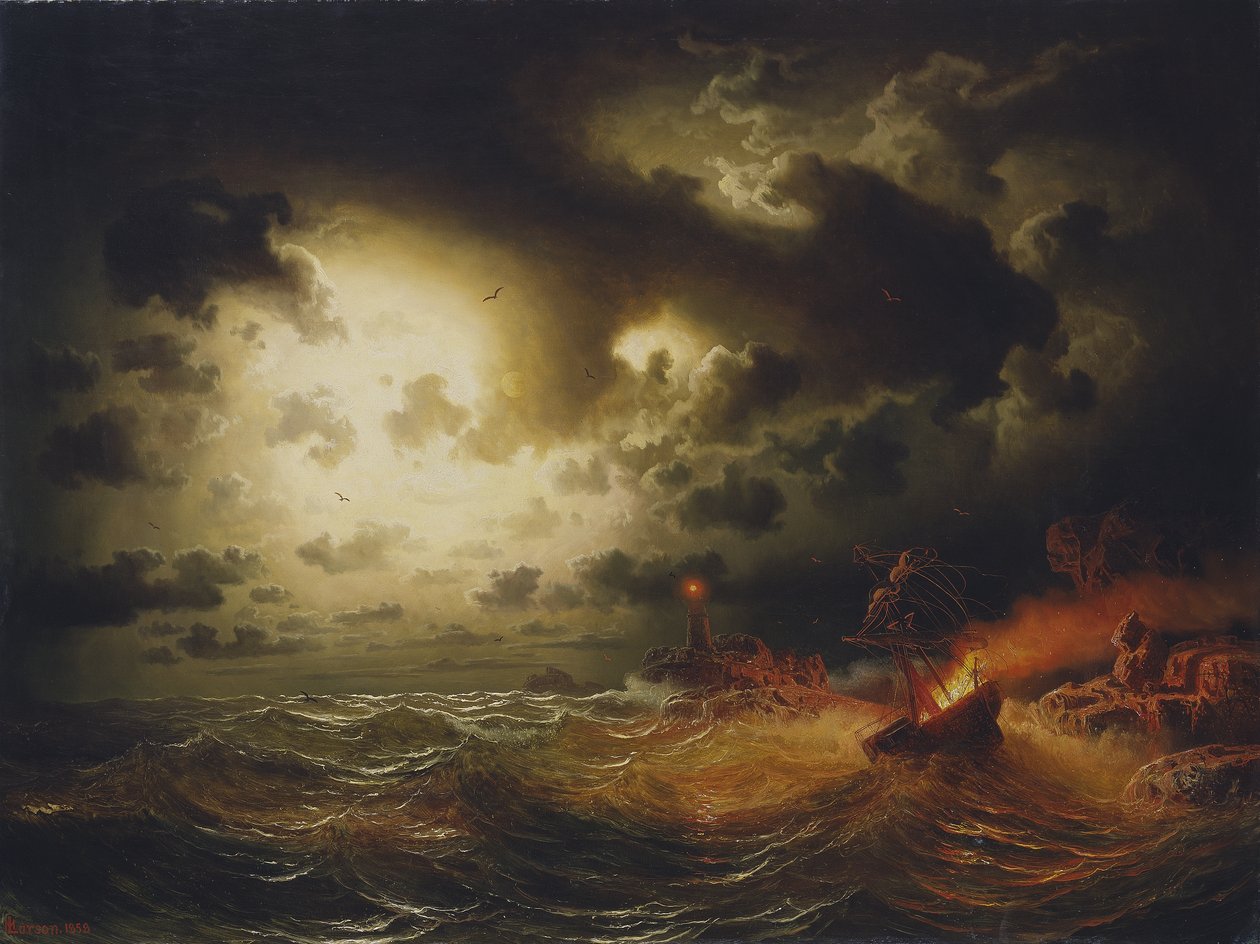 Burning Steamer de Marcus Larson