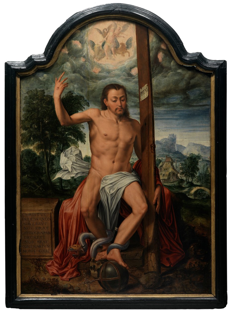 Cristo Triunfante (óleo sobre painel) de Marcus the Elder Gheeraerts