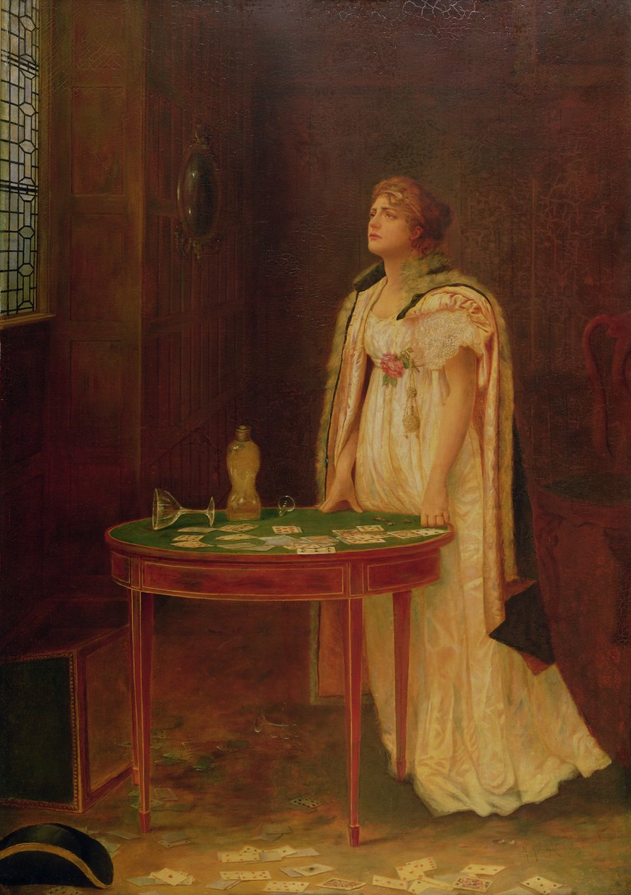 A Esposa do Jogador, 1897 de Margaret Murray Cookesley