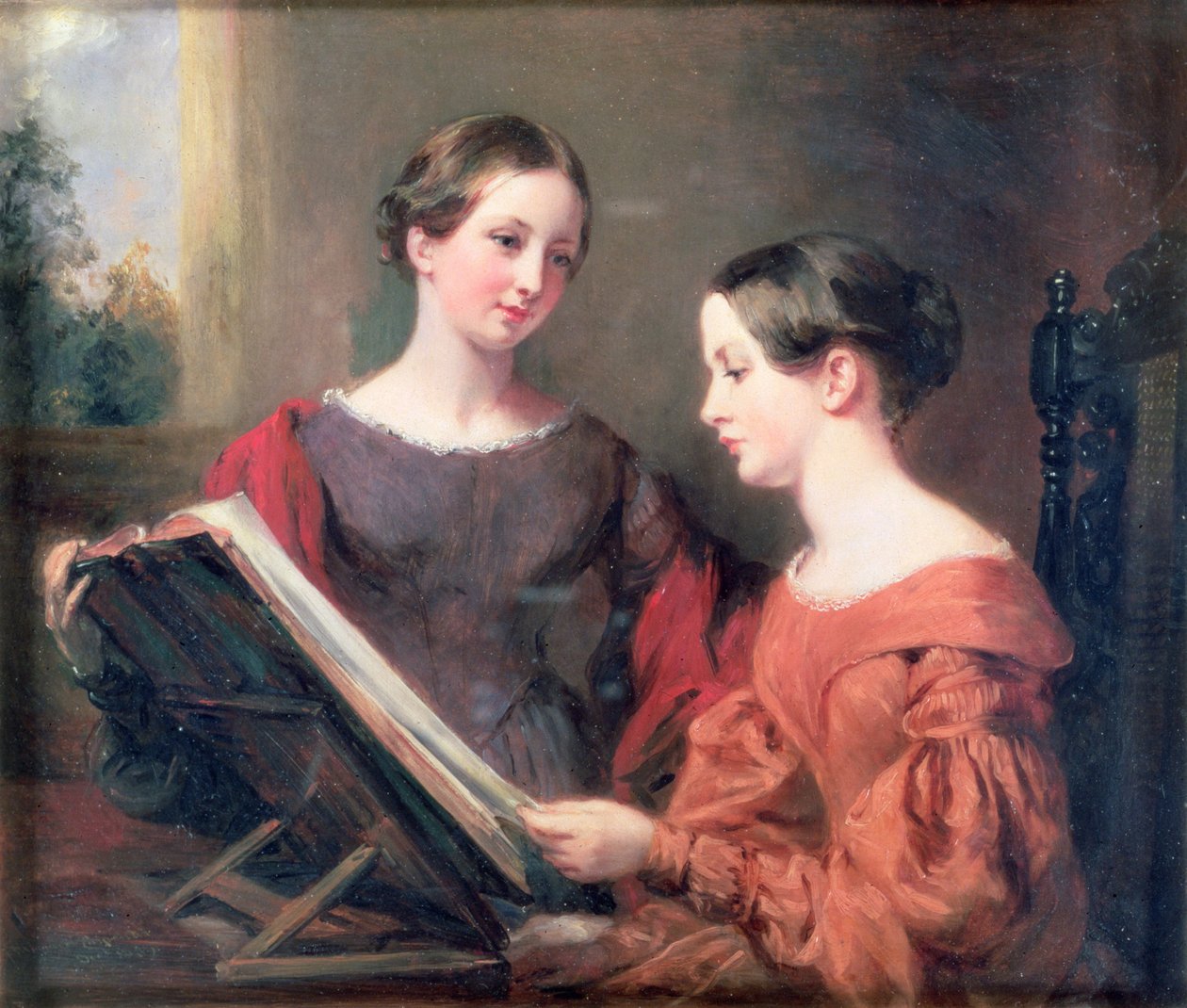 As irmãs de 1839 de Margaret Sarah Carpenter