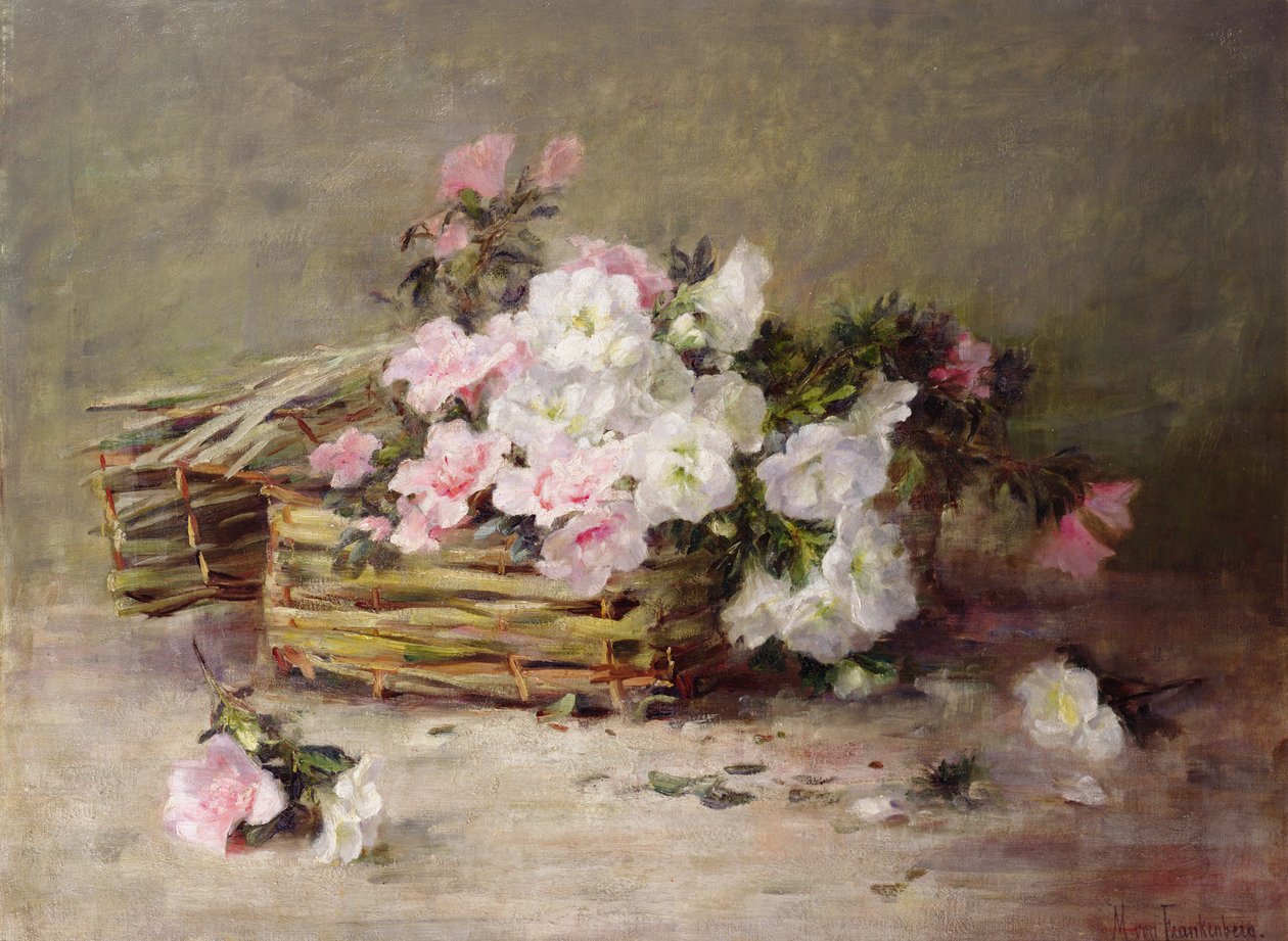 Uma cesta de flores de Margaret von Frankenberg
