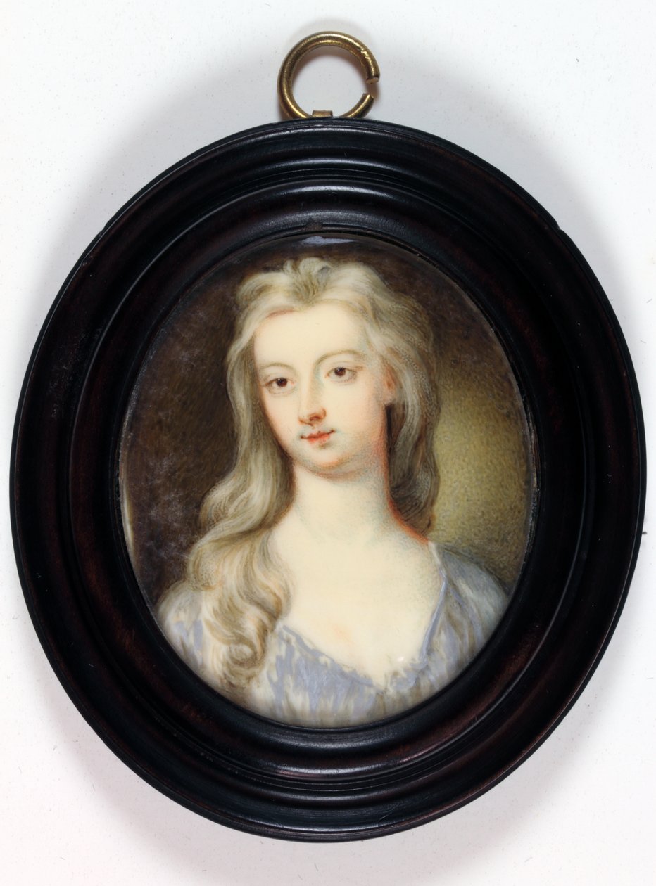 Lady Catherine (Katherine) Hyde, Duquesa de Queensberry (esmalte) de Margaret  Smith