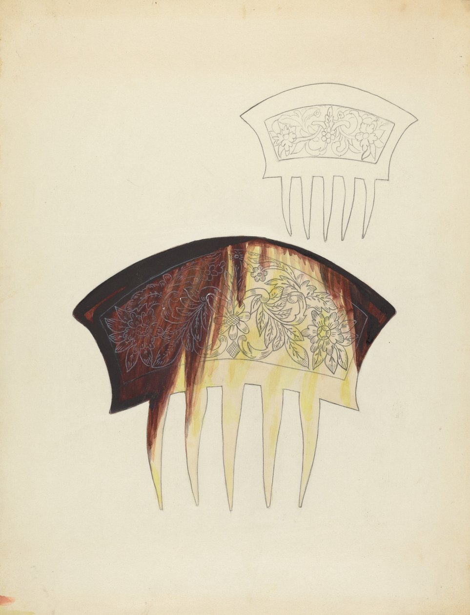 Comb, c. 1940. de Margaret Concha