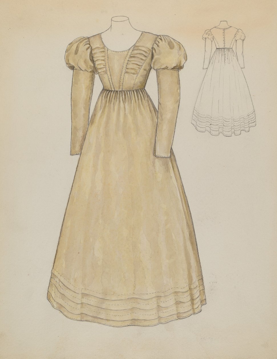 Quaker Dress, c. 1936. de Margaret Concha