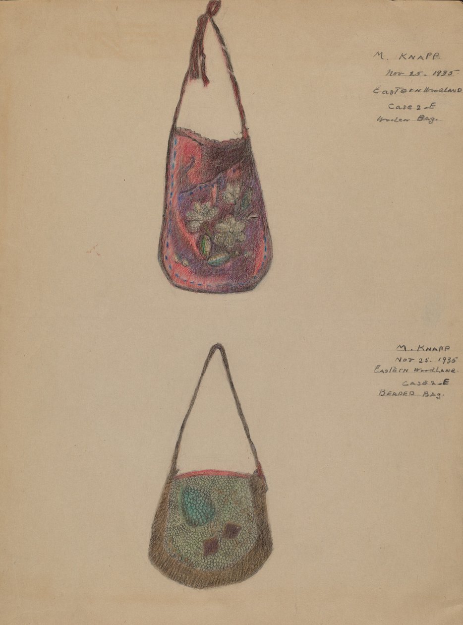 Bolsas de miçangas de Margaret Knapp