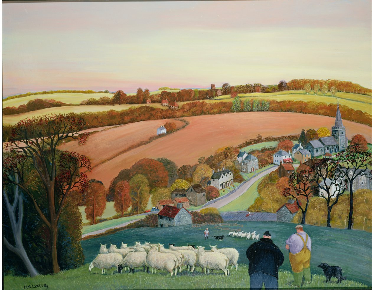 Paisagem de outono de Margaret Loxton