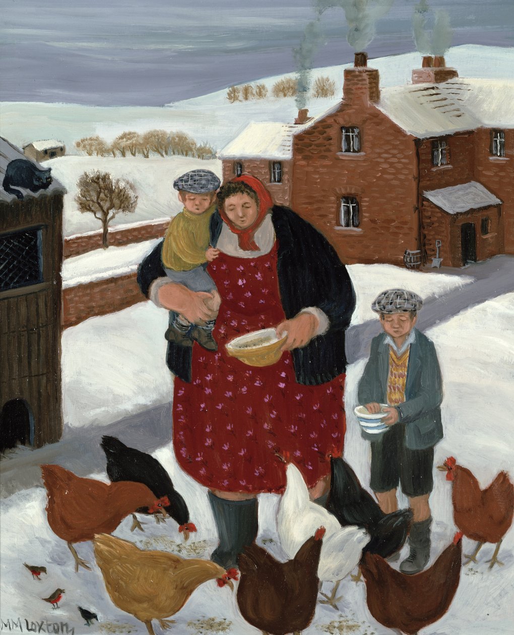 Quintal no inverno de Margaret Loxton