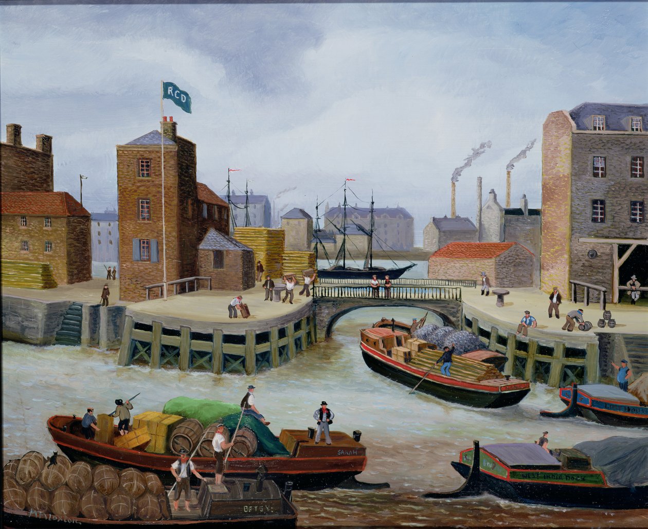 Entrada para a doca de Regent's Canal | Margaret Loxton