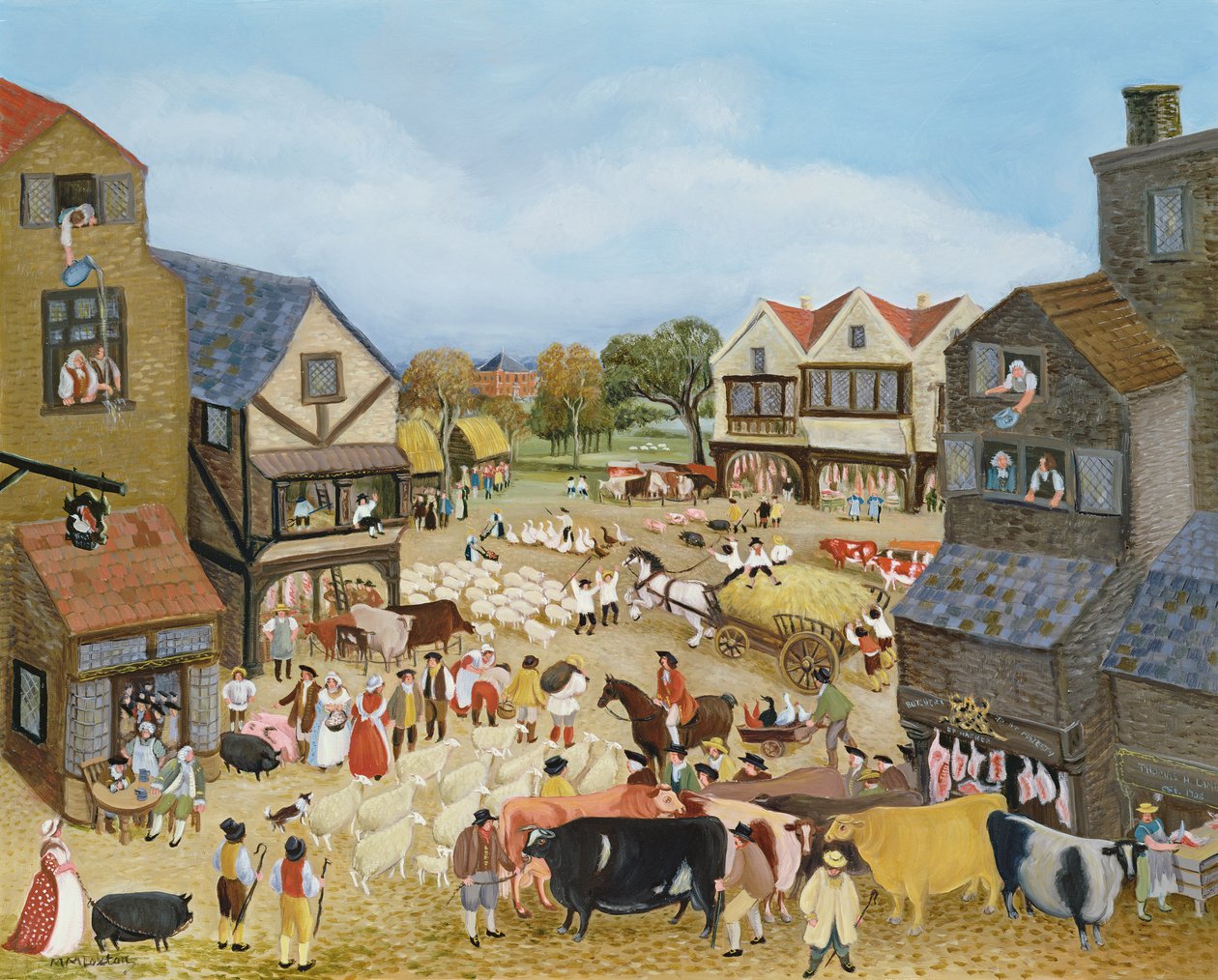 Dia de mercado de Margaret Loxton