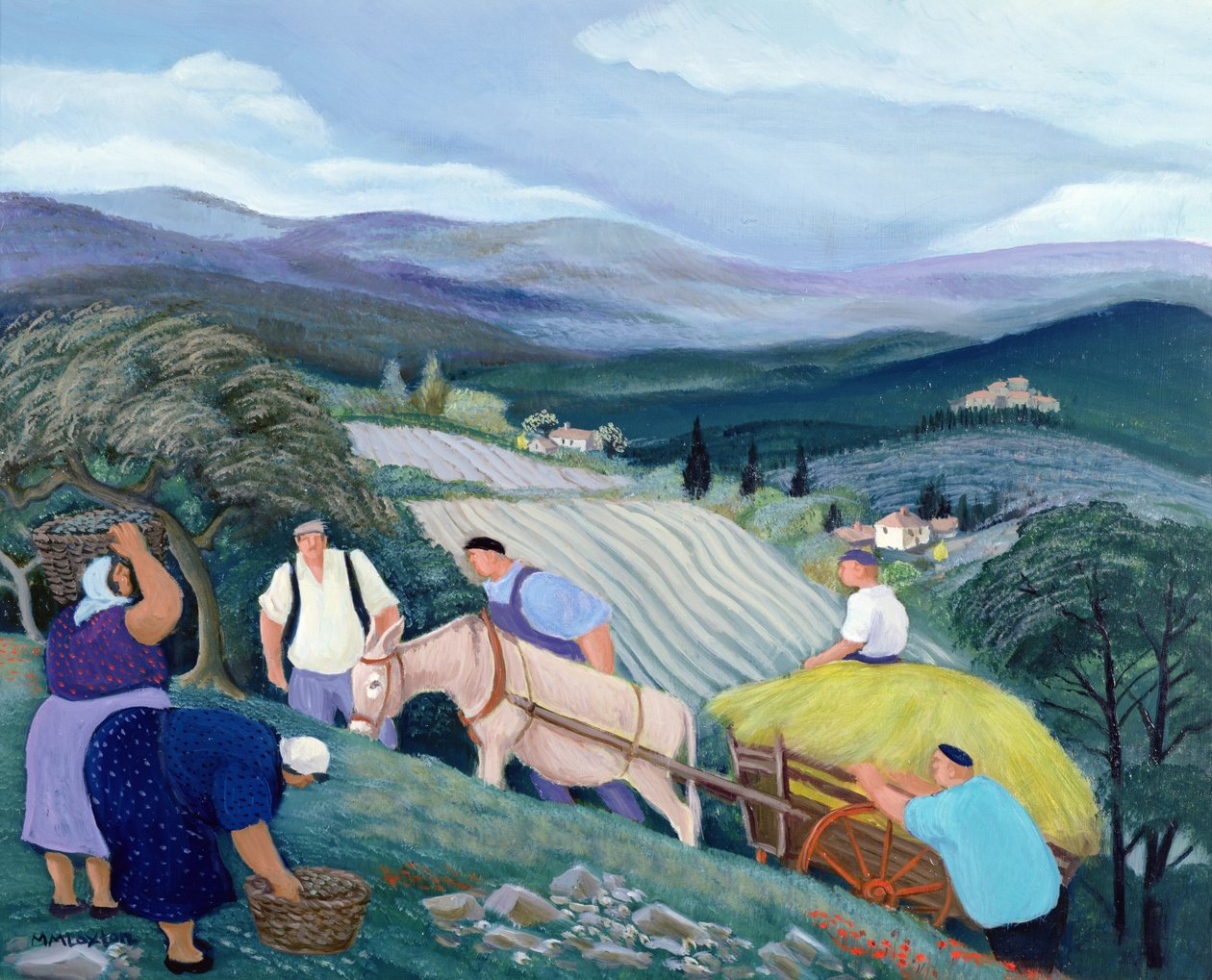 O carrinho de feno de Margaret Loxton