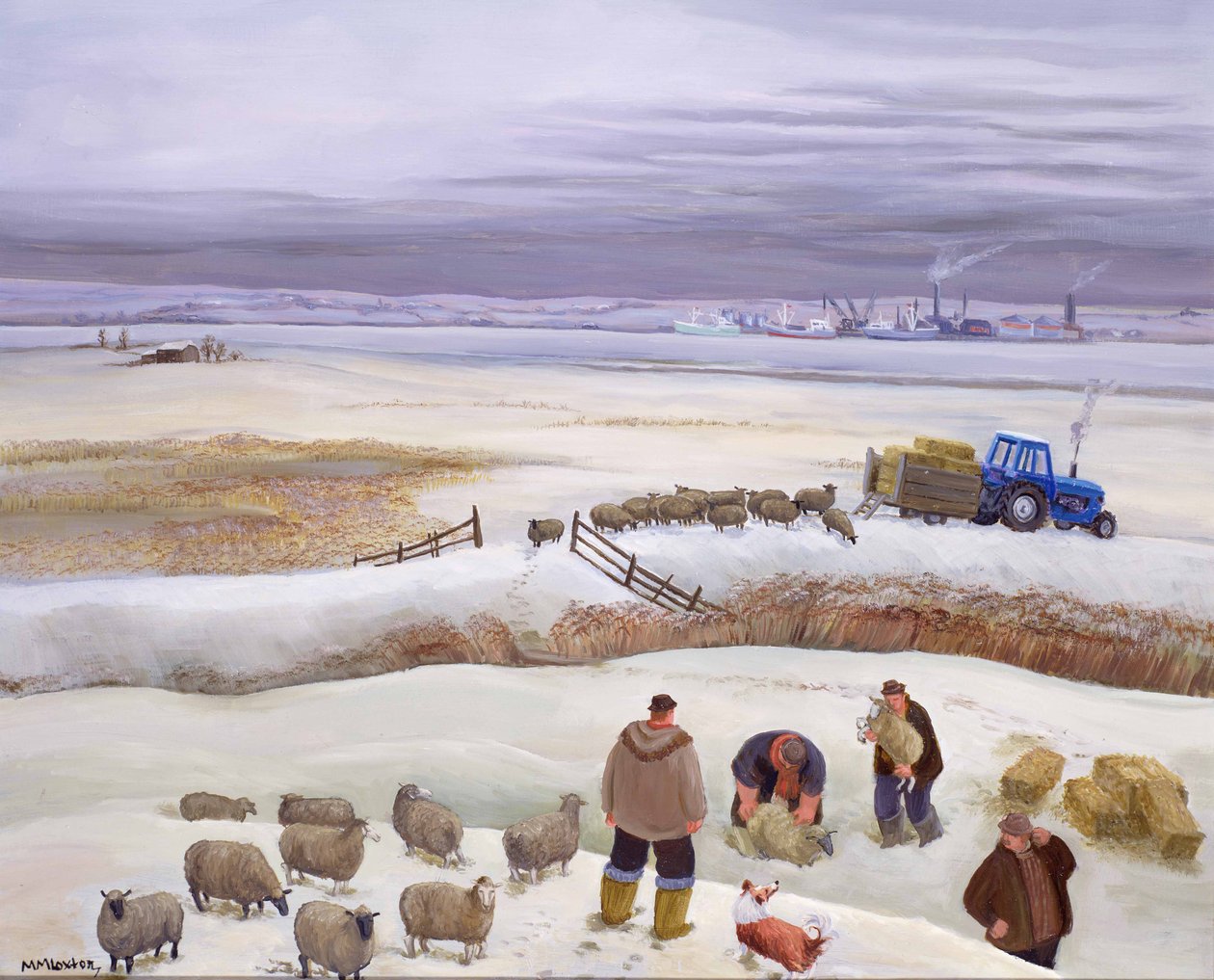 Neve de inverno (pintura) de Margaret Loxton