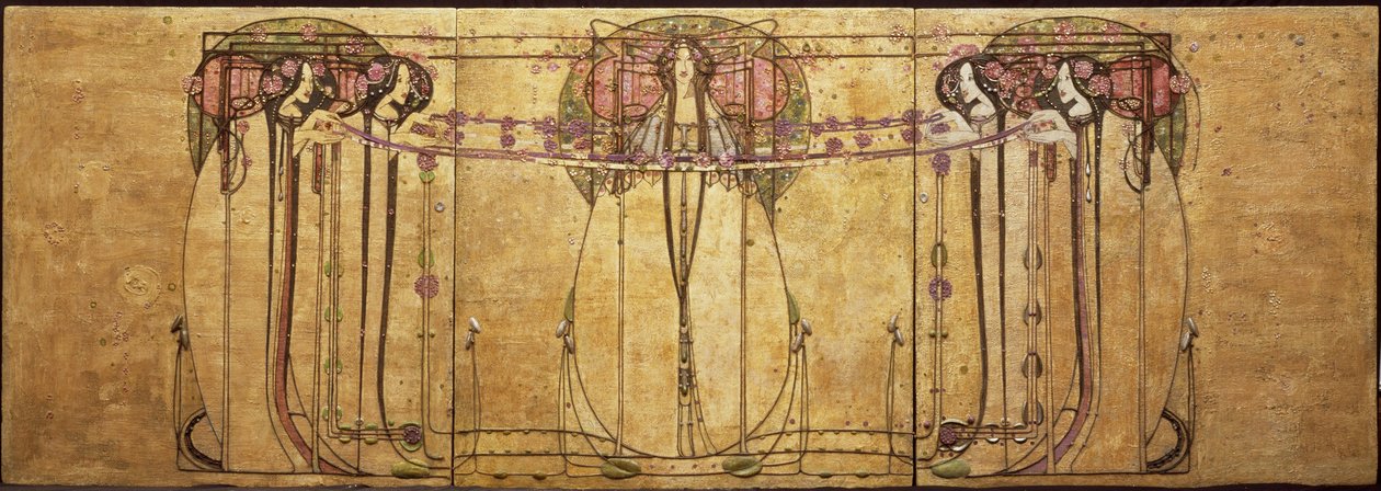 A Rainha de maio de Margaret MacDonald Mackintosh