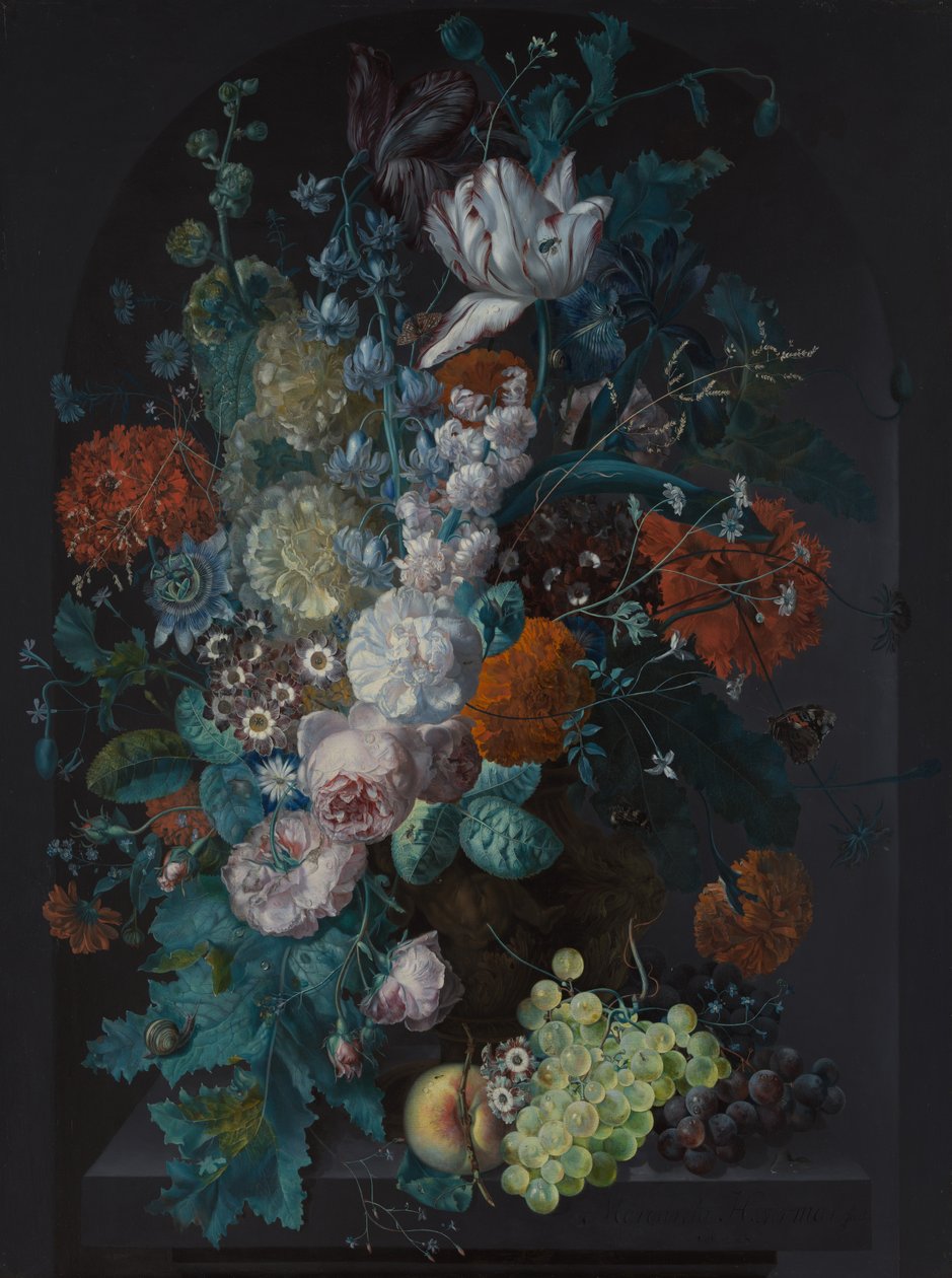 Um Vaso de Flores, 1716. de Margareta Haverman