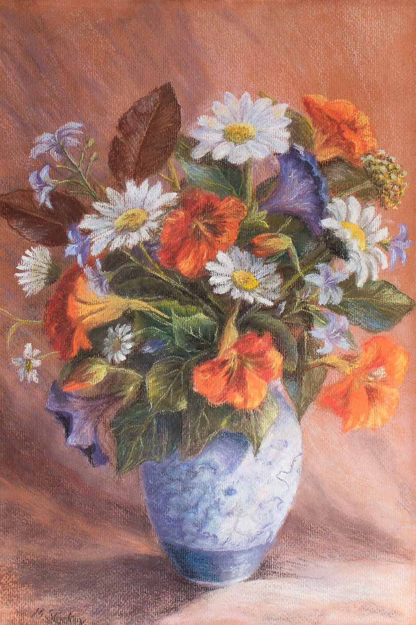 Anemonias e cardos de Margo Starkey
