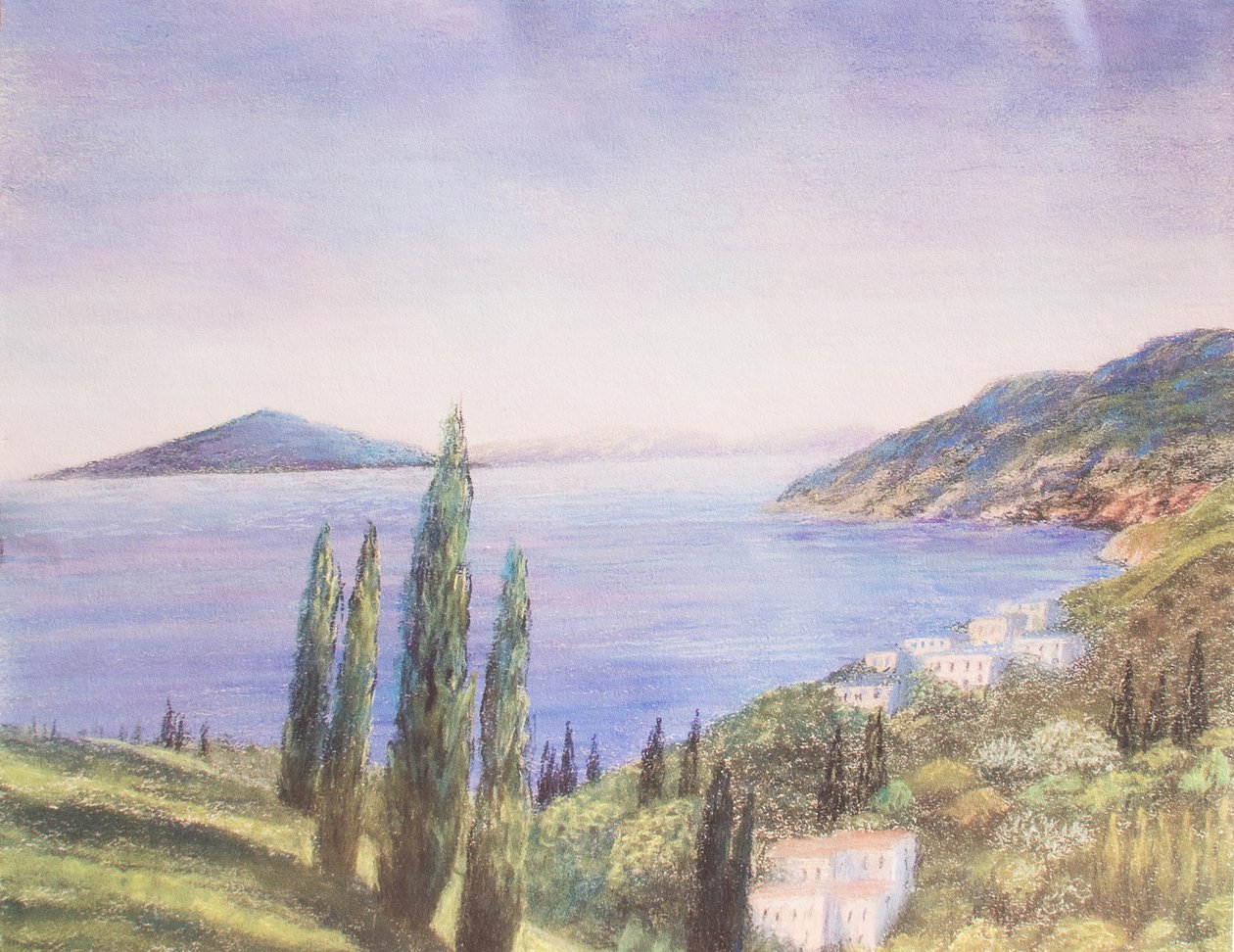 Cena Italiana, 1999 (pastel) de Margo Starkey