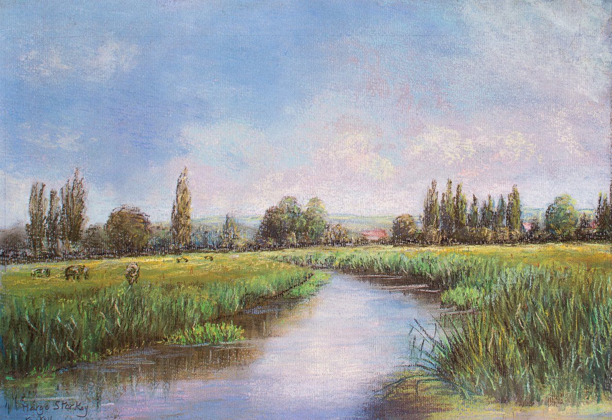 The Moor, Cookham, 2000 (pastel) de Margo Starkey