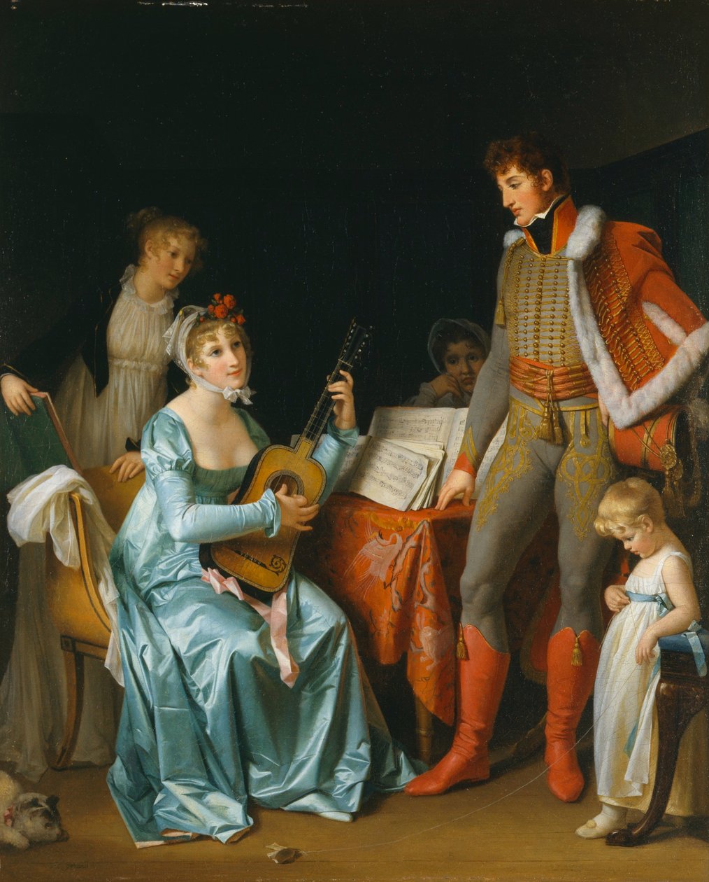 Francês:  Le Hussard en Famille O Hussardo e a sua Família de Marguerite Gerard