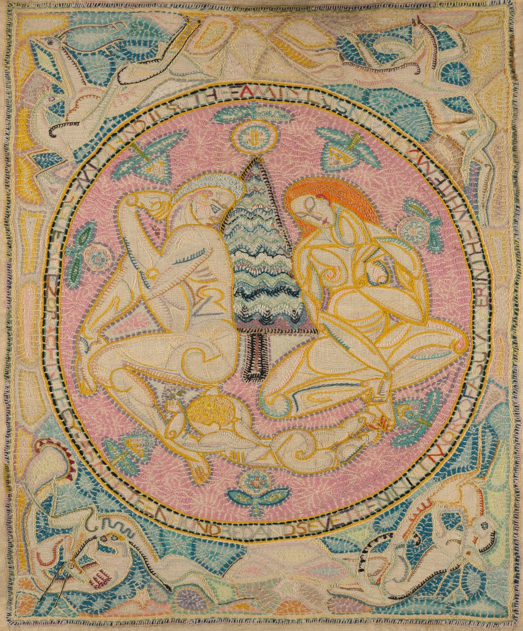 A família (em memória de um verão nas montanhas brancas) de Marguerite Zorach