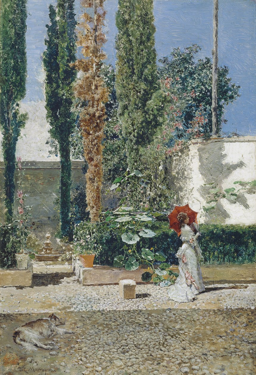 Jardim da casa Fortunys, 1872 de Marià Fortuny