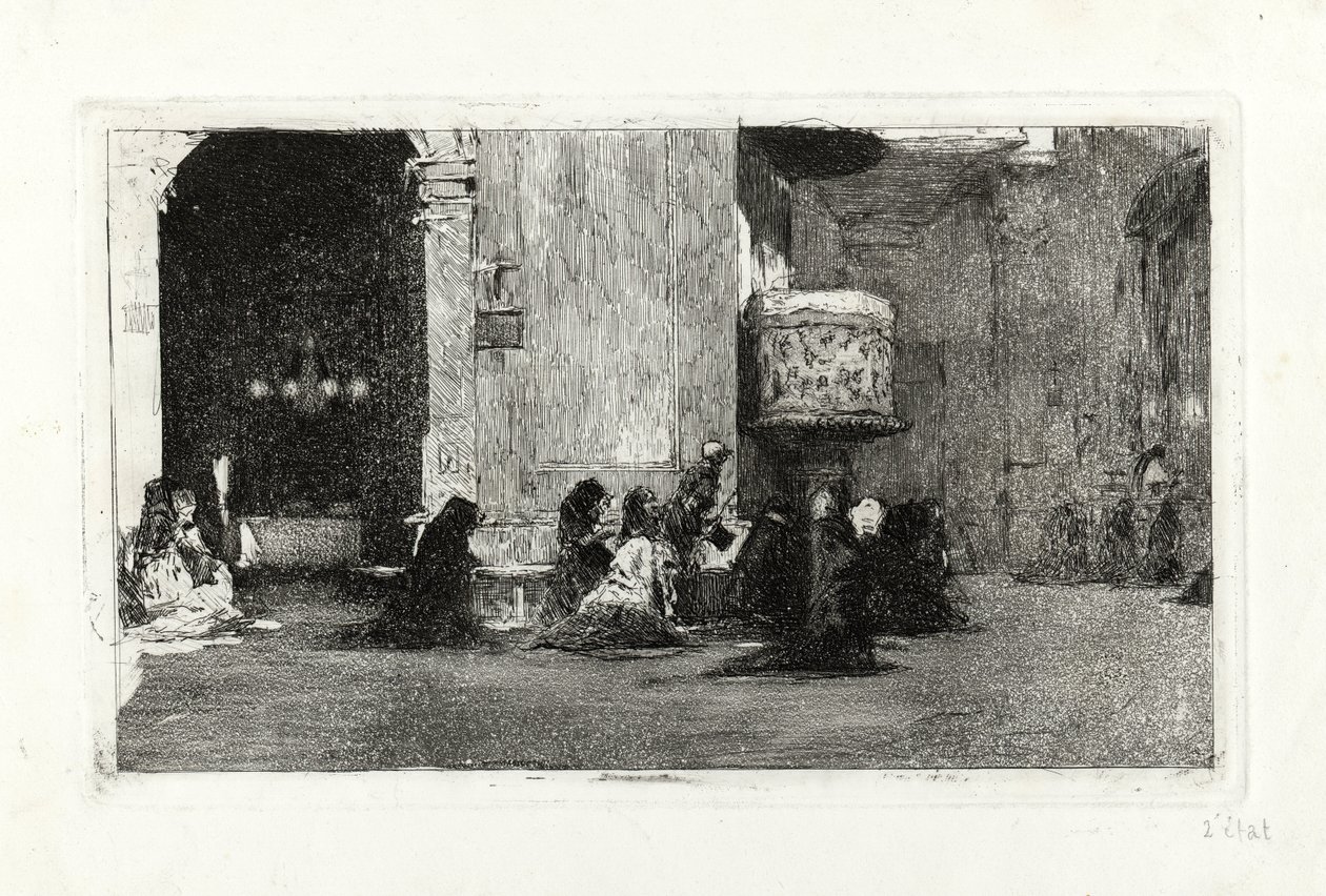 Interior da Igreja de Sant Josep de Marià Fortuny Marsal