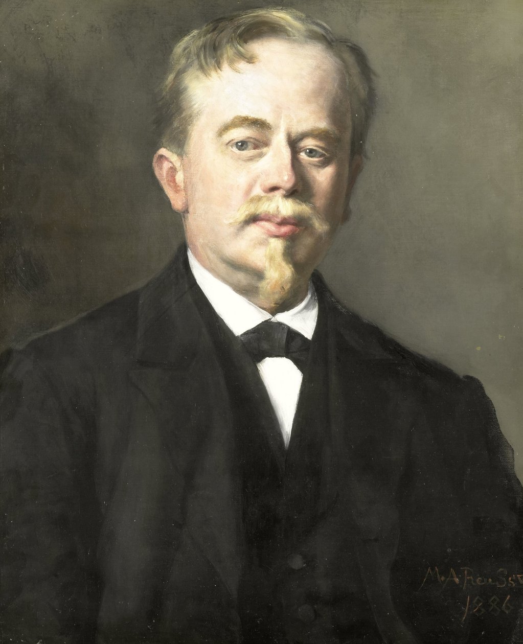 Retrato de Augustus Allebé (1838-1927) de Maria Alexandrina Reuss (prinses van Saxen Weimar Eisenbach)