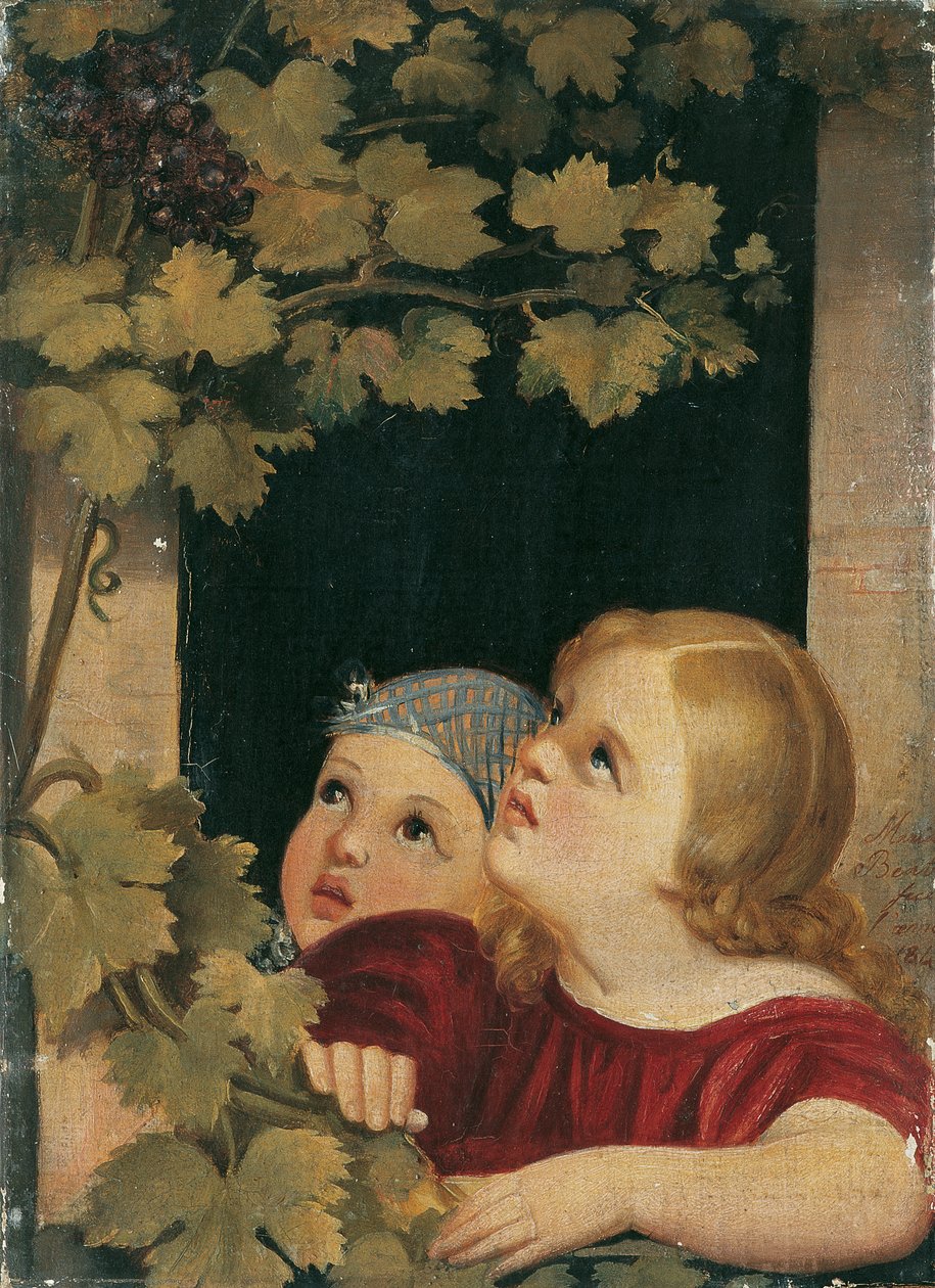 Duas crianças à janela de Maria Beatrice