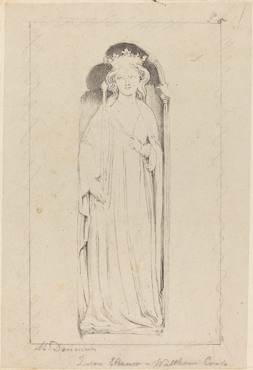 Rainha Eleanor, de Waltham Cross de Maria Denman after John Flaxman