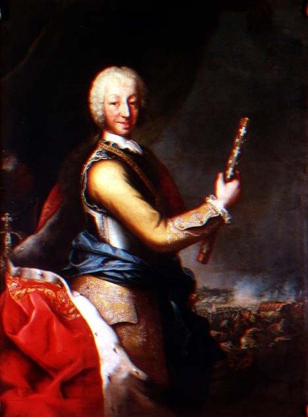 Retrato de Carlo Emanuele III de Sabóia, Rei da Sardenha (1701-73) de Maria Giovanna Battista Clementi