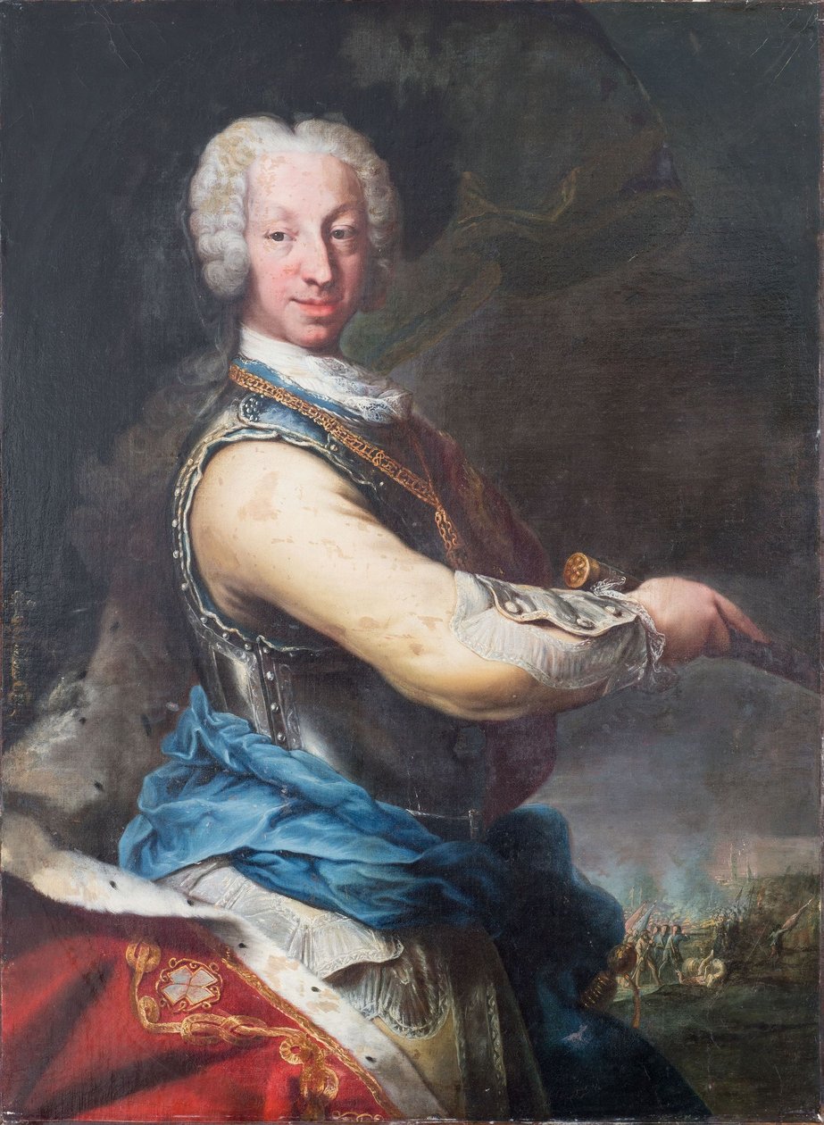Retrato de Carlos Emanuel III de Maria Giovanna Clementi